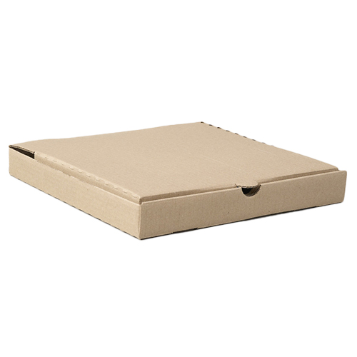 Caja de pizza grande 38x38 cm cartón microcorrugado embalaje 50 uds.