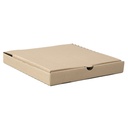 Caja de pizza grande 38x38 cm cartón microcorrugado embalaje 50 uds.