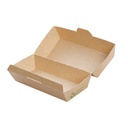 Clamshell kraft hot dog 17 cm embalaje 200 uds.