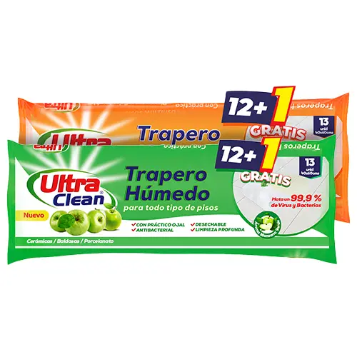 [ARTESAVAR316] Trapero húmedo multisuperficie Ultra Clean 40x60 cm embalaje master x12 (Limón).webp