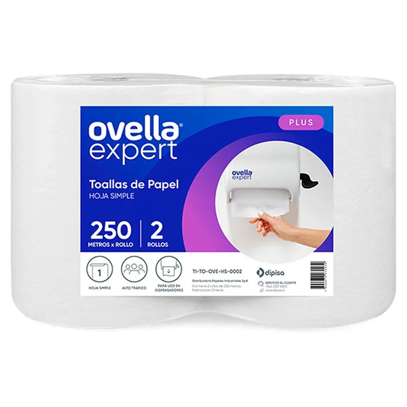 toalla-papel-una-hoja-ovella-2x250-pasbolim-pack.webp