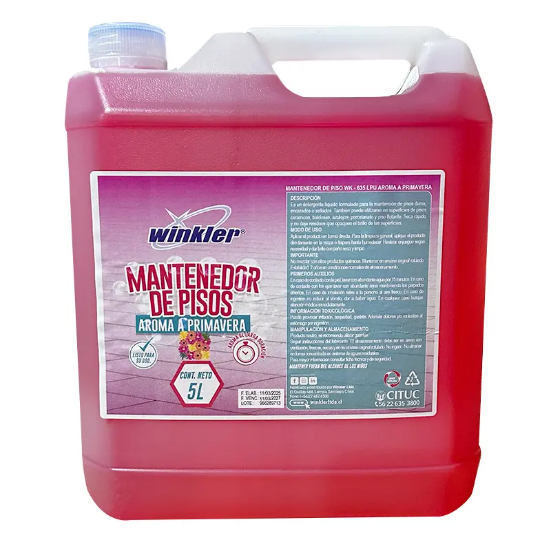 Mantenedor de pisos WK-635 LPU WINKLER  5 litros EMBALAJE x 4 uds.