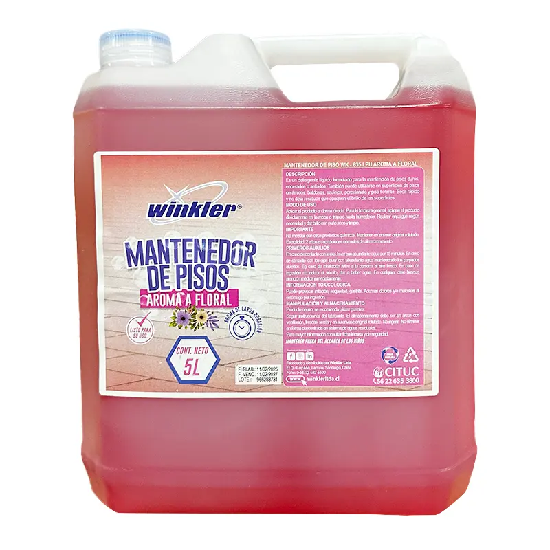 Mantenedor de pisos WK-635 LPU WINKLER  5 litros EMBALAJE x 4 uds.