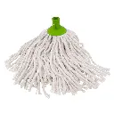 Repuesto de mopa húmeda algodón hogar 250 g blanco EMBALAJE 24 uds. ULTRA CLEAN