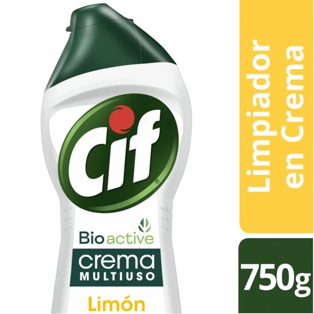 Limpiador en crema CIF Bioactive 750 ml 