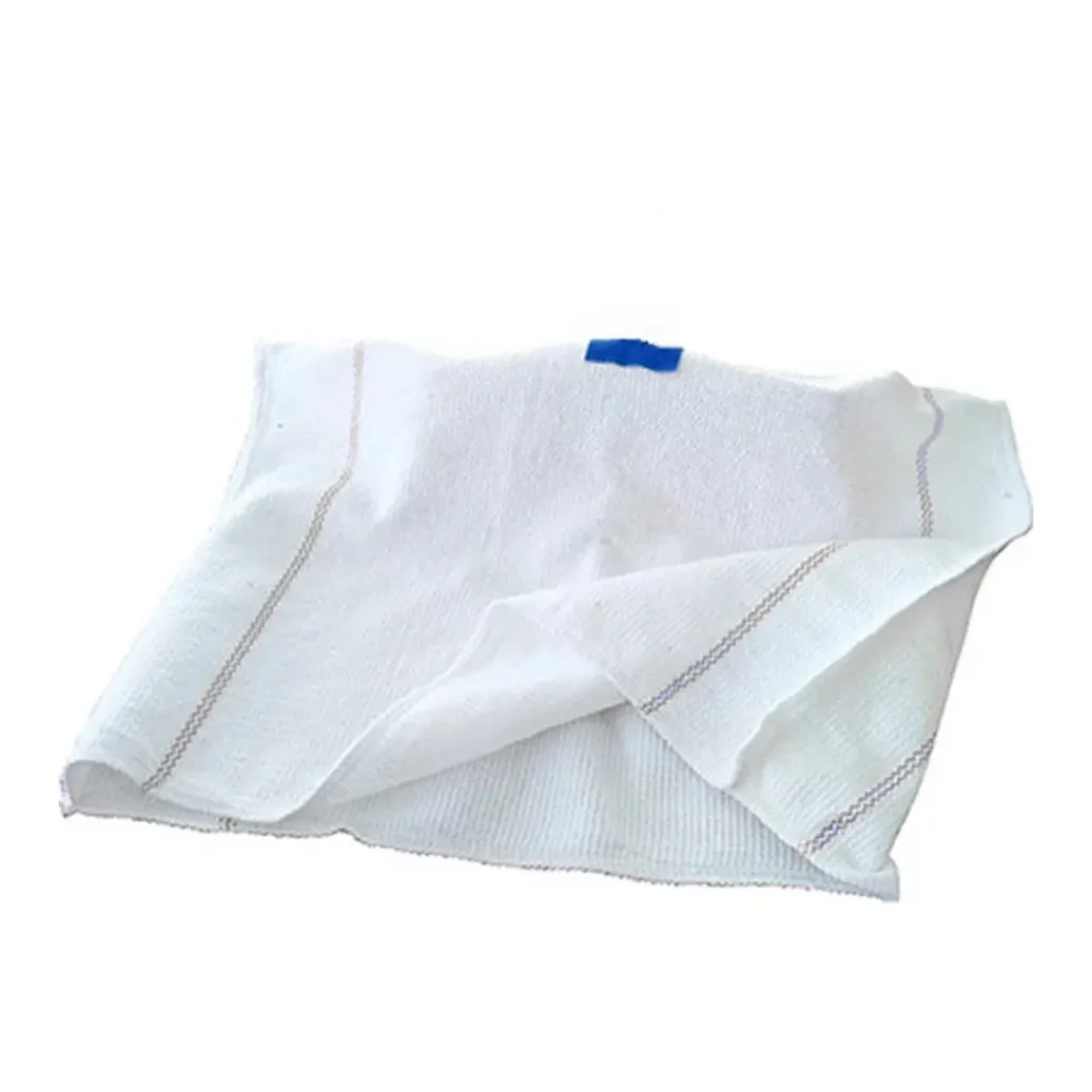 Trapero de algodón doble con ojal 50x35 cm