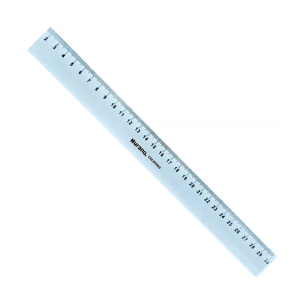 [REGLACRIL005] Regla acrílica plástica biselada 30 cm MURANO