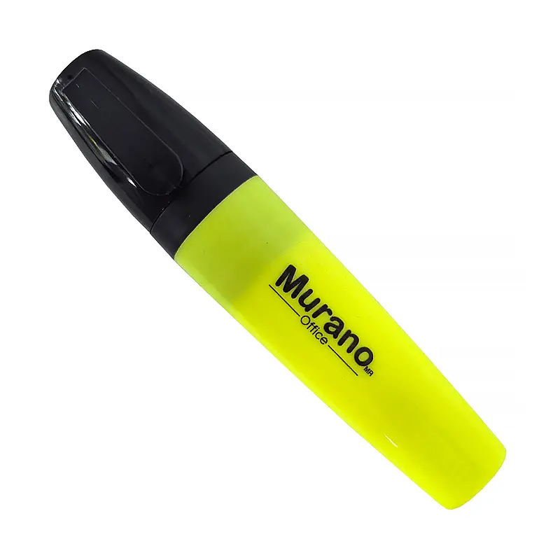 [DESTACA010] Destacador de escritorio punta biselada MURANO  (Amarillo)