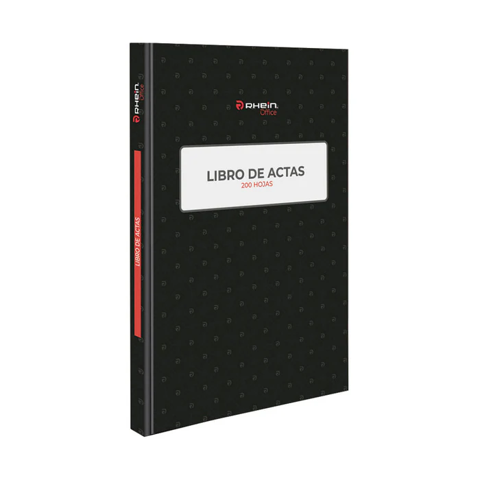 [LIBROACT005] Libro de acta composición foliado 200 hojas RHEIN 