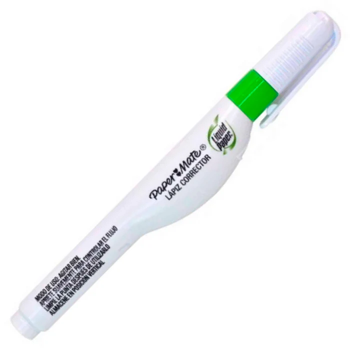 [CORRECTOR005] Corrector líquido lápiz Liquid Paper punta roller 7 ml PAPER MATE