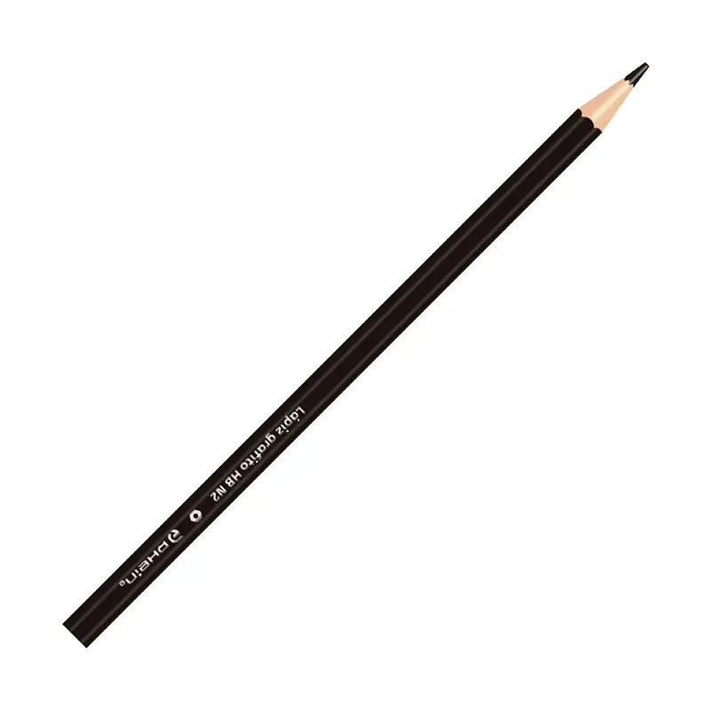 [LAPIGRAF010] Lapiz grafito N2 HB sin Goma hexagonal mina extra resistente RHEIN 