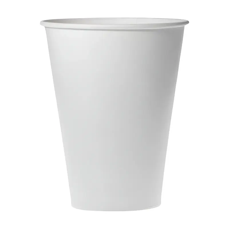 [POLVASUNA017] Vaso polipapel una capa blanco 12 oz pack 50 uds.