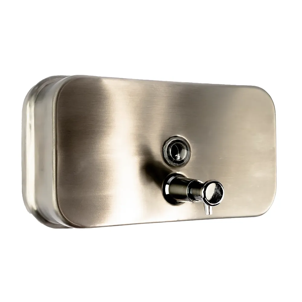 [DISPMETAL006] Dispensador de jabón metálico horizontal 1 litro