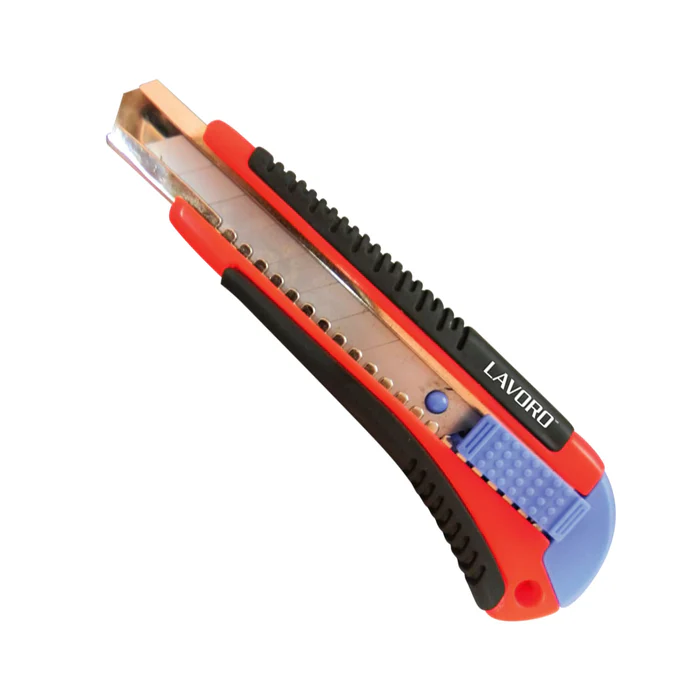 [CUCHCARTO006] Cuchillo cartonero grande bloqueo automatico LAVORO