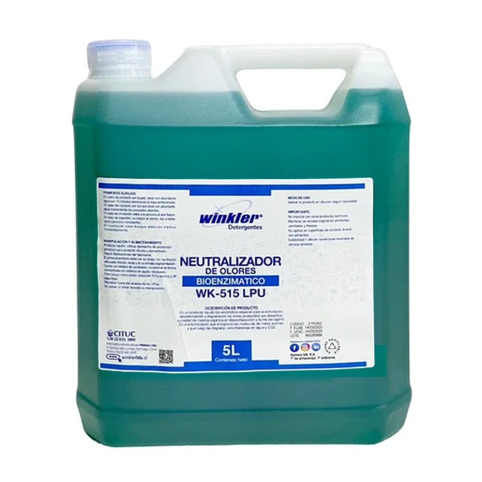 [LIQNEUTROL0015] Neutralizador de olores bioenzimático 5 Litros WK-515 WINKLER