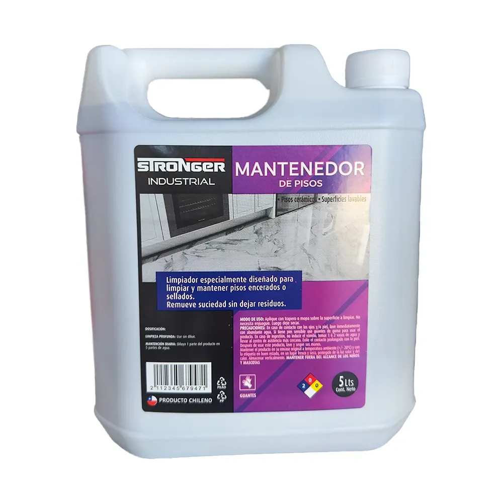 Mantenedor de piso industrial 5 litros STRONGER
