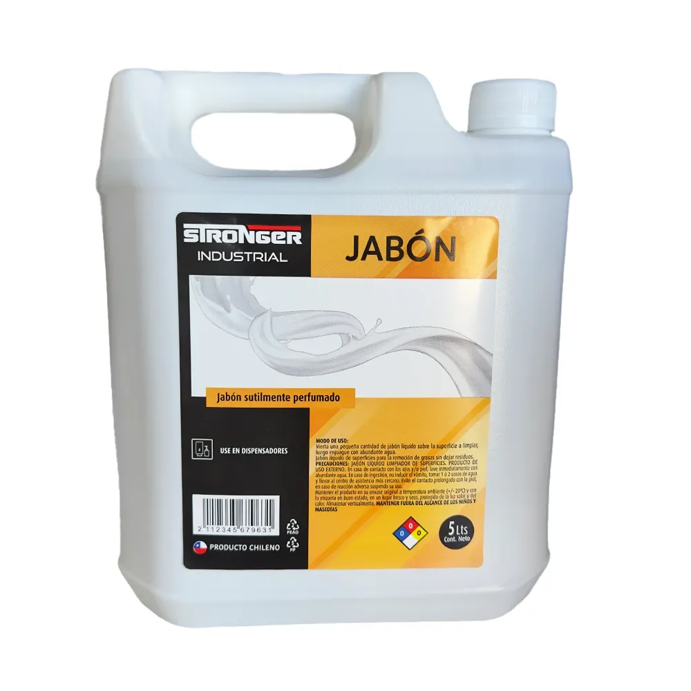 Jabón glicerina industrial 5 litros STRONGER