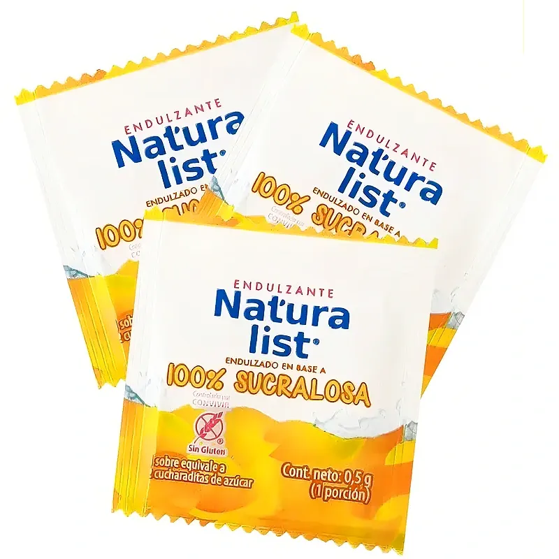 Sachet de sucralosa 5g caja 2000 uds. NATURA LIST