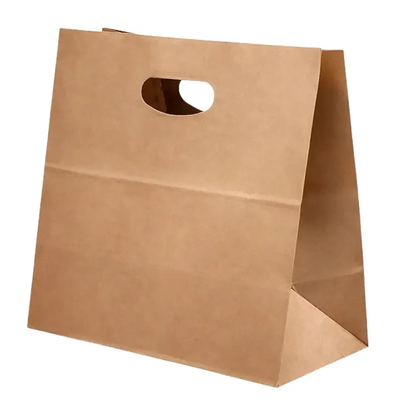 [BOLPAPKRA066] Bolsa de papel kraft manilla riñon 27x14,5x28 cm EMBALAJE 300 uds.
