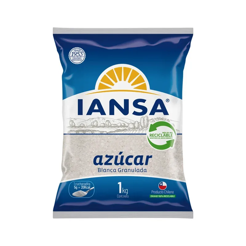 Azúcar blanca 1 kilo IANSA