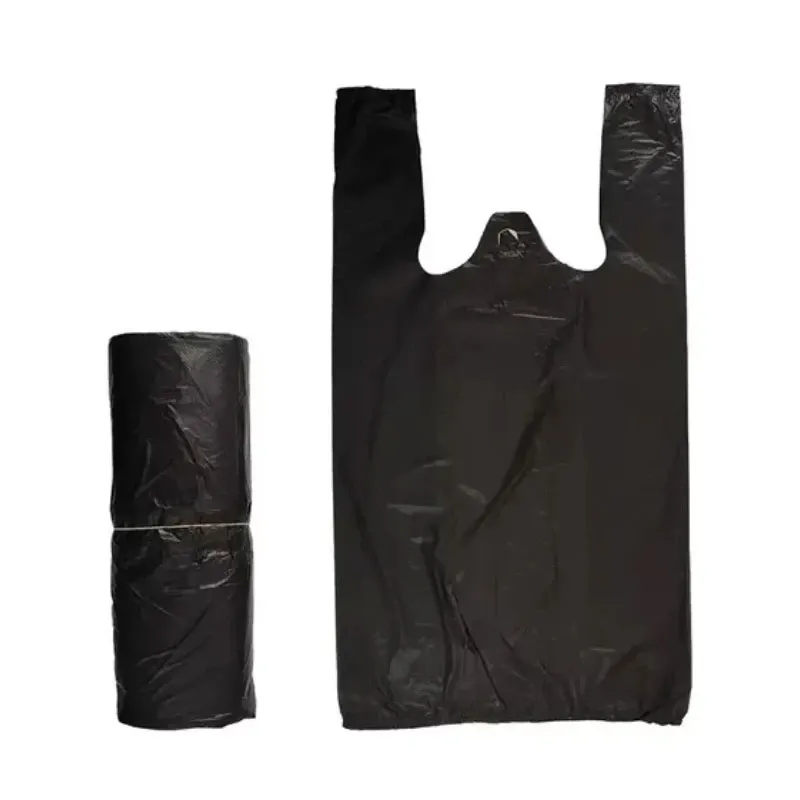 [BOLCAMINEG025] Bolsa camiseta negra 50x60 cm pack 100 uds.