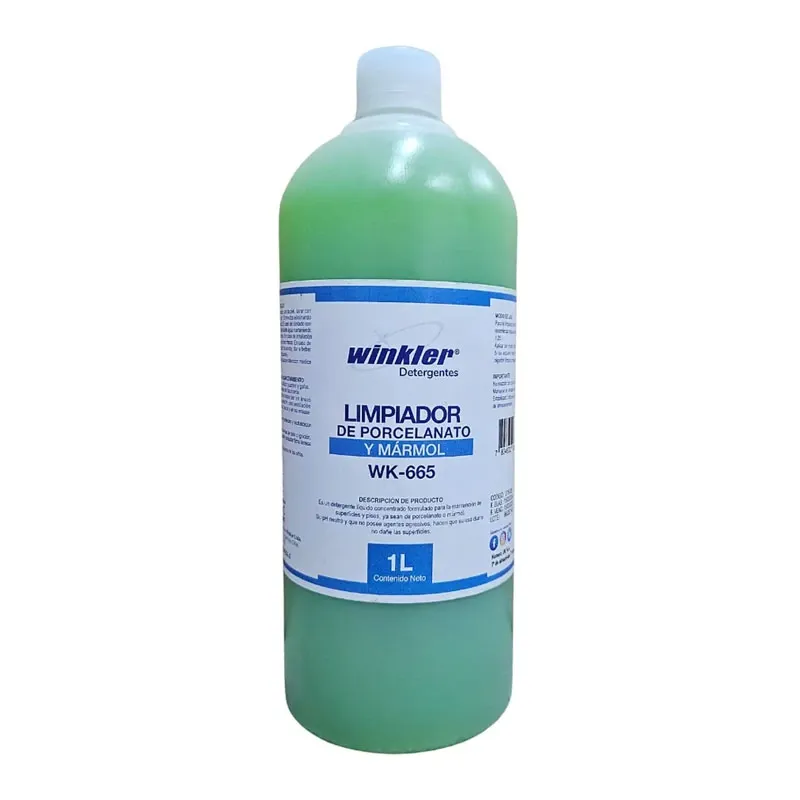 [LIQMANMARMOL010] Mantenedor para porcelanato y mármol 1 litro WK-665 WINKLER (botella / caja 20 botellas)