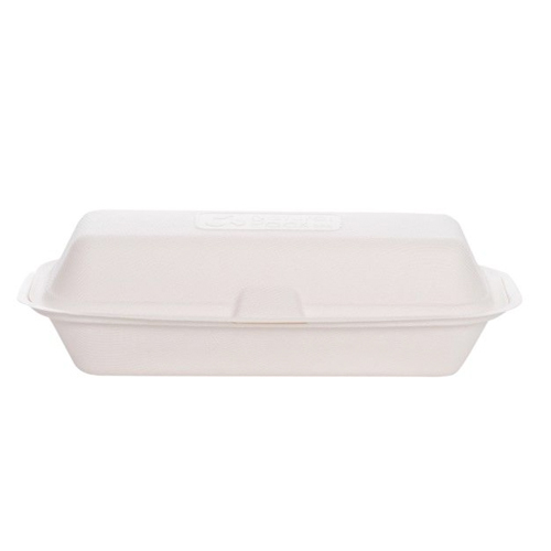 [ENVCOMSAN025] Porta hot dog compostable 9,5x21 cm 550 ml EMBALAJE 300 uds. DPS