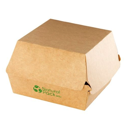 Clamshell kraft hamburguesa EMBALAJE 200 uds.