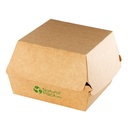 Clamshell kraft hamburguesa EMBALAJE 200 uds.