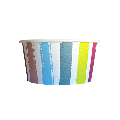 Pote polipapel helado multicolor 5 oz EMBALAJE 1000 uds.