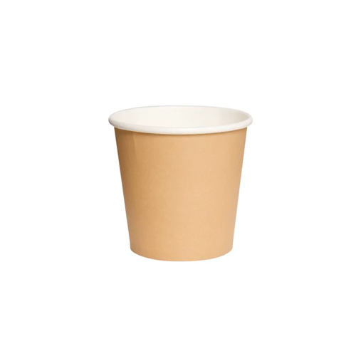 [POLVASRIP005] Vaso kraft una capa 4 oz EMBALAJE 1000 uds.
