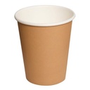 Vaso kraft una capa 8 oz (pack 50 uds. / caja 1000 uds.)