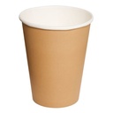 Vaso kraft una capa 12 oz pack 50 uds.