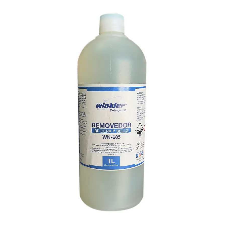[LIQREMOVSEL005] Removedor de cera y sello 1 litro WK-605 WINKLER (botella / caja 20 botellas)