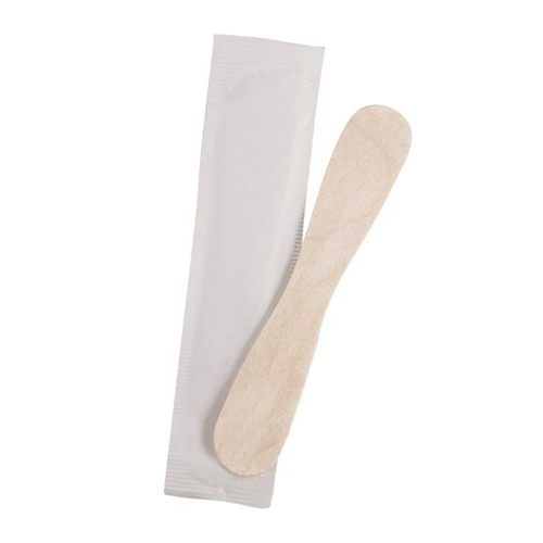 [MADCCACCA020] Cuchara paleta de madera para helado 94 mm envasada pack 500 uds.