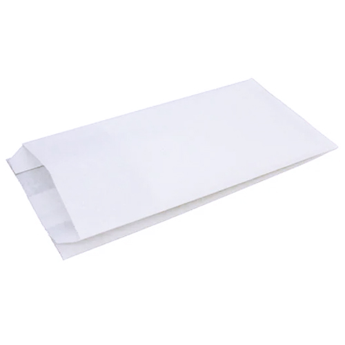 [SACPAPBLA010] Saco de papel blanco T025 1/4 kilo 12x3x18 cm EMBALAJE 1000 uds.