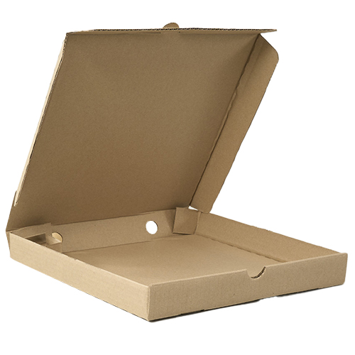 [ENVPIZMIC035] Caja de pizza chica 25x25 cm cartón microcorrugado EMBALAJE 50 uds.