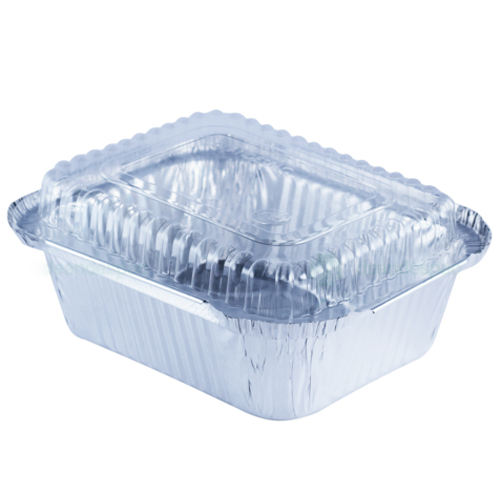 Tapa plástica OPS contenedor de aluminio C10 DEANDESPAC embalaje 1000 uds.