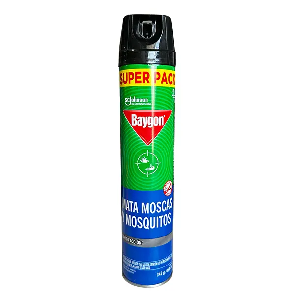 [AEROSOL010] Insecticida aerosol 450 cc moscas, mosquitos y zancudos BAYGON 