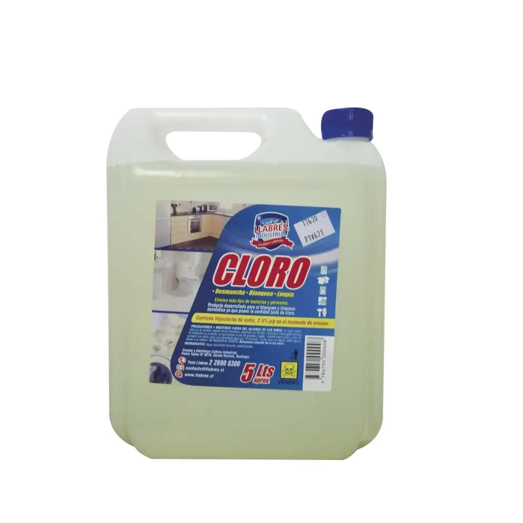 [LLABRCLO4] Cloro al 2,5% 5 litros LLABRÉS