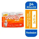Toalla de papel doble hoja Ovella manga 8 pack 3x11 m 