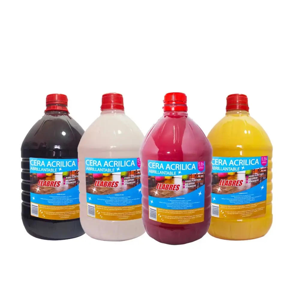 Cera acrílica abrillantable 5 litros LLABRÉS (Amarillo)
