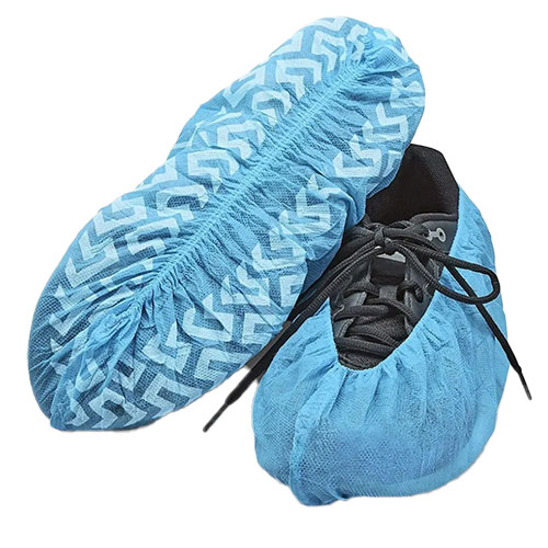 [MANCUBCAL005] Cubrecalzado antideslizante de tela TNT color celeste pack 100 uds. CleanCarrier