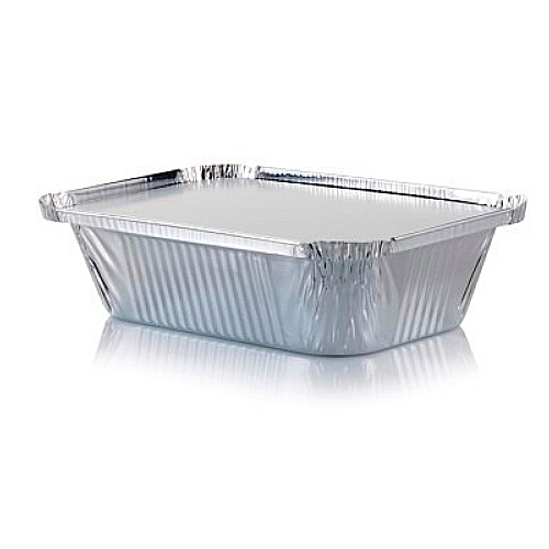 [ENVALU10C010] Contenedor de aluminio C10 LX con tapa de cartón BVPACK pack 20 uds.
