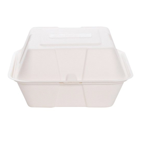 [ENVCOMSAN020] Porta sándwich compostable M 17x17 cm 550 ml embalaje 200 uds. DPS