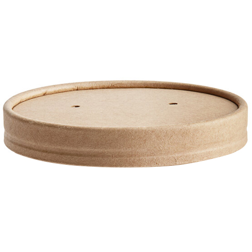 [ENVTAPPAP025] Tapa de papel pote kraft 6, 8, 12 y 16 oz 97 mm  DEANDESPAC pack 25 uds.