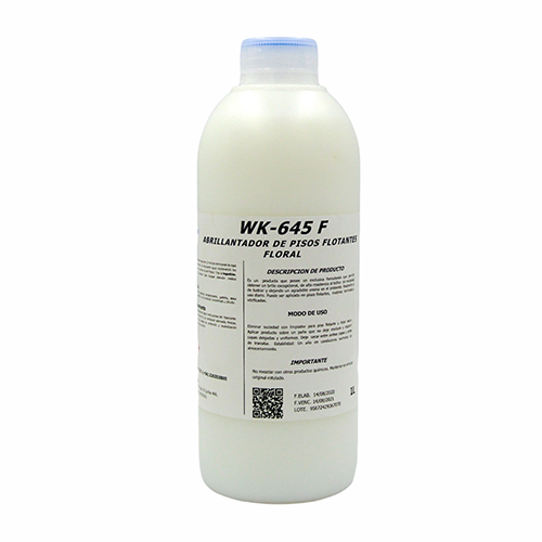 [LIQABRILLPIFLO010] Abrillantador de pisos flotantes aroma floral 1 litro WINKLER WK-645 F