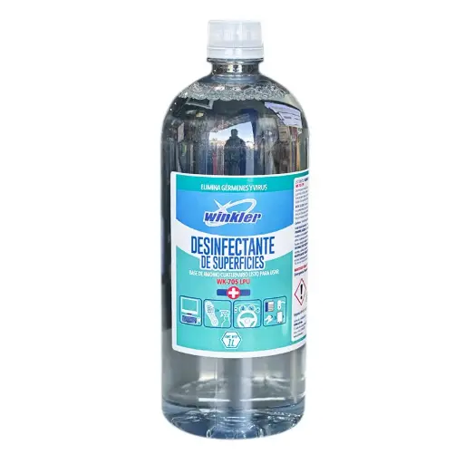 [LIQAMOCUA005] Amonio cuaternario desinfectante de superficies 1 litro WINKLER WK-705 LPU