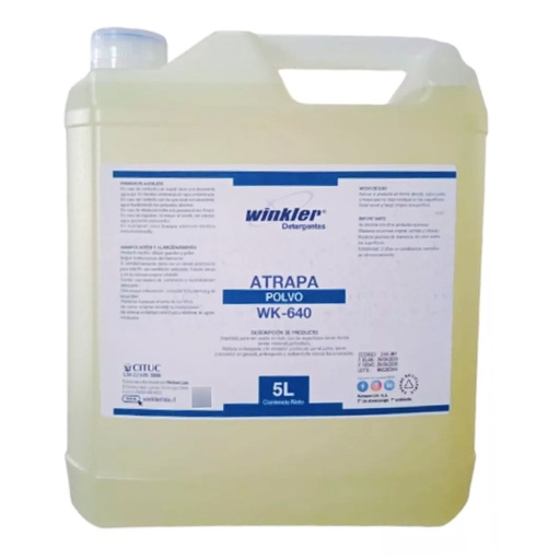 [LIQATRAPOLV005] Atrapapolvo 5 litros WINKLER WK-640