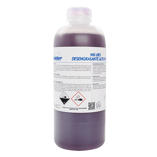 [LIQDESDES010] Desengrasante concentrado de alto poder 1 litro WINKLER WK-093